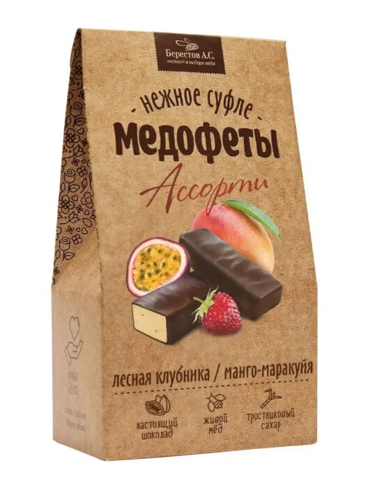  Берестов Медофеты Манго маракуйя и клубникой,150г    в Канске