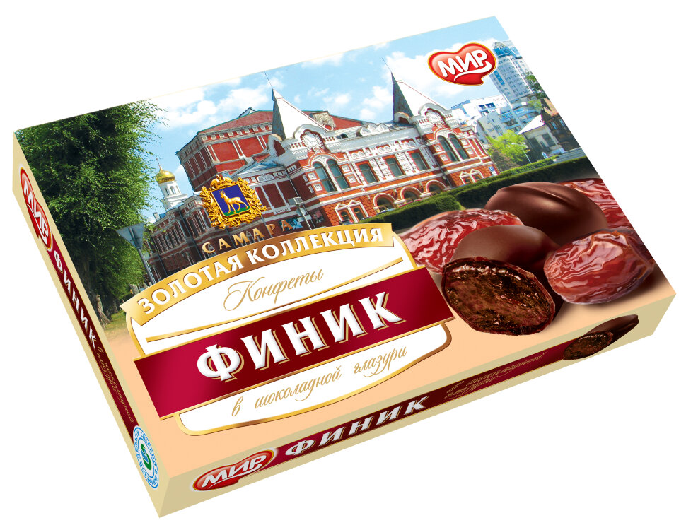  КФ МИР Финики в шоколадной глазури 160г  в Канске