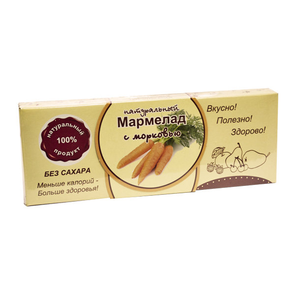  Мармелад натуральный "Морковь" 140г в Канске