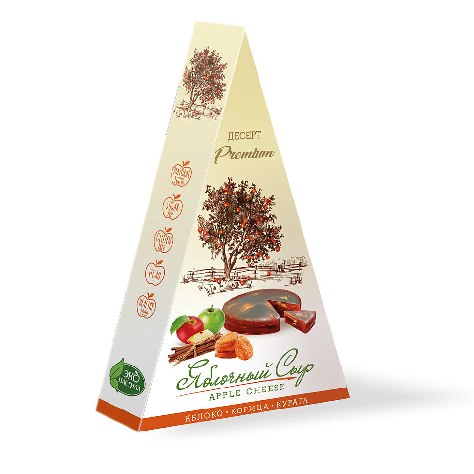  Сыр яблочный  Яблоко-Корица-Курага 120г в Канске