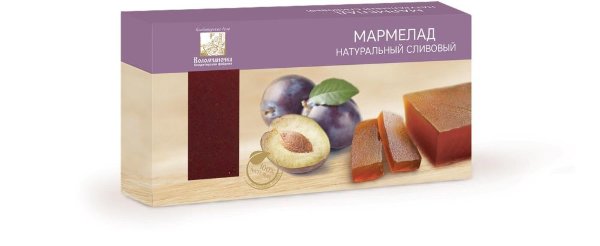 №2 Мармелад пластовый 210г сливовый  в Канске