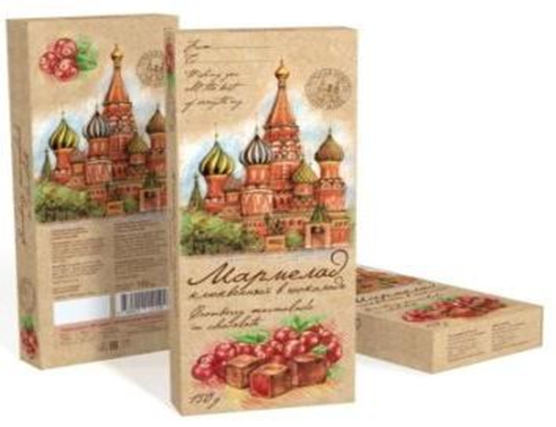 Сладарт Мармелад Клюквенный в тёмном шоколаде, 150г  в Канске
